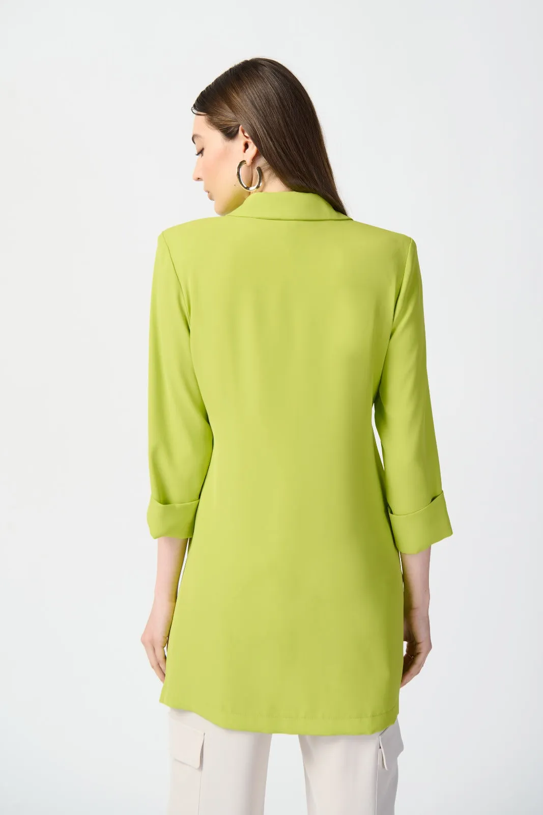Joseph Ribkoff Key Lime Classic Long Blazer Style 211361