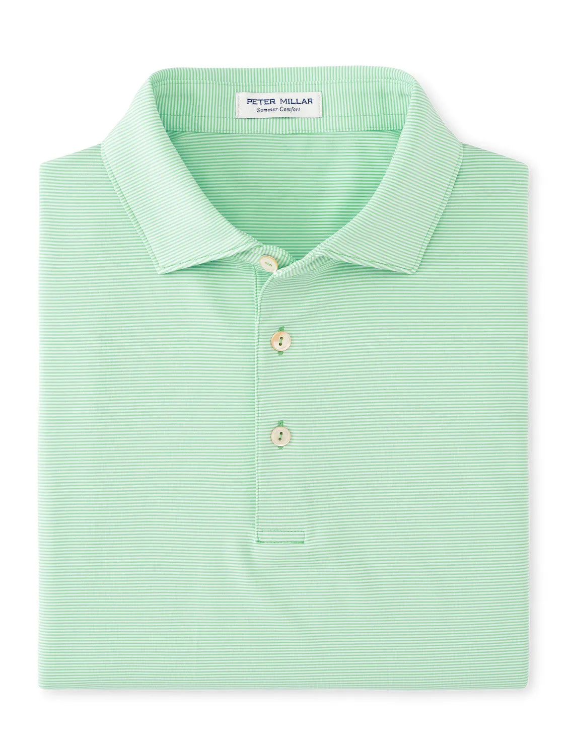 Jubilee Performance Jersey Polo by Peter Millar - Pear Tart
