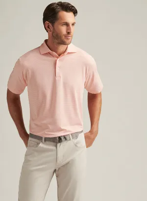 JUBILEE PERFORMANCE JERSEY POLO - PAPAYA