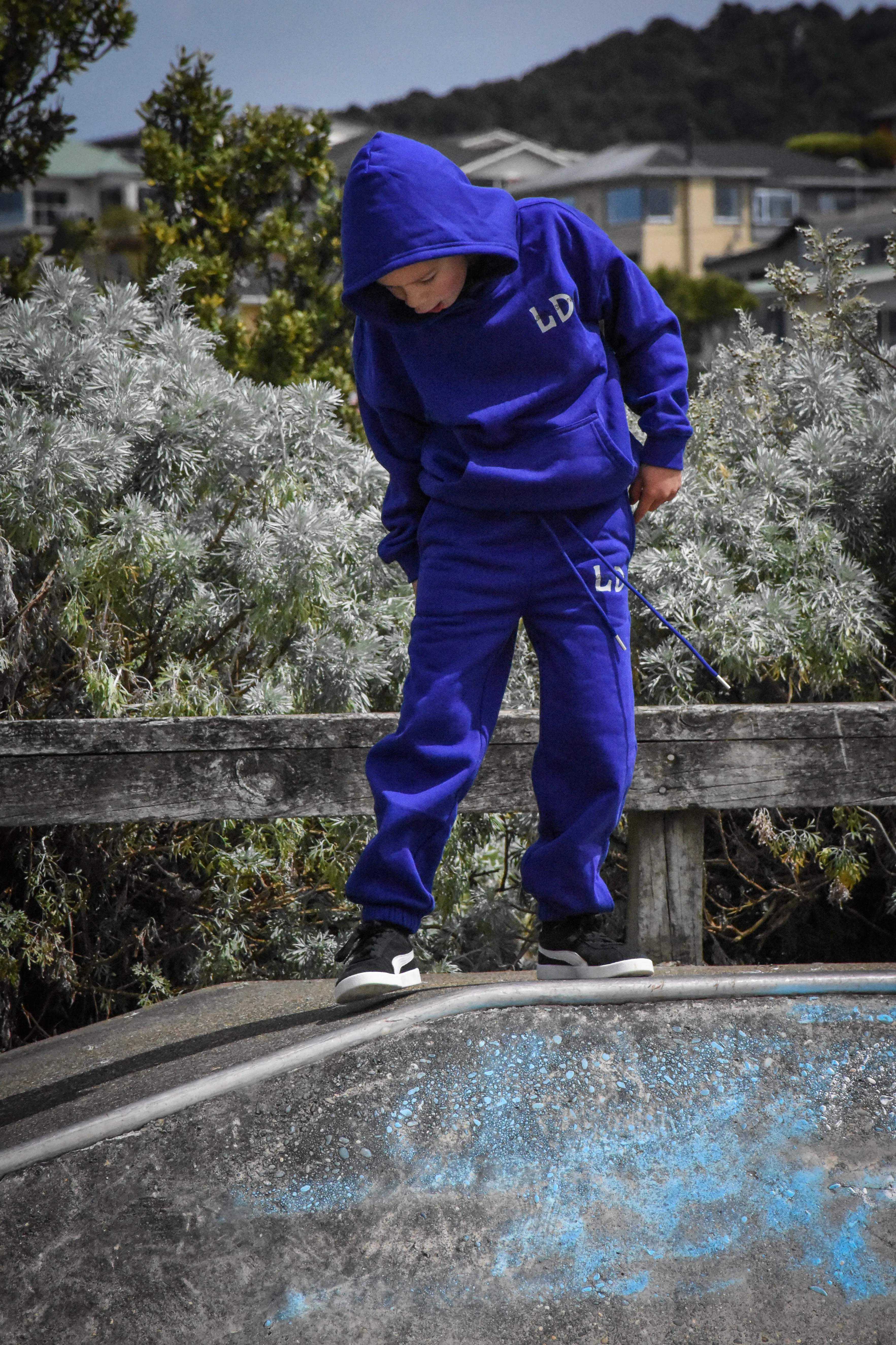 Junior Lazy Days Cozy hoodies BLUE