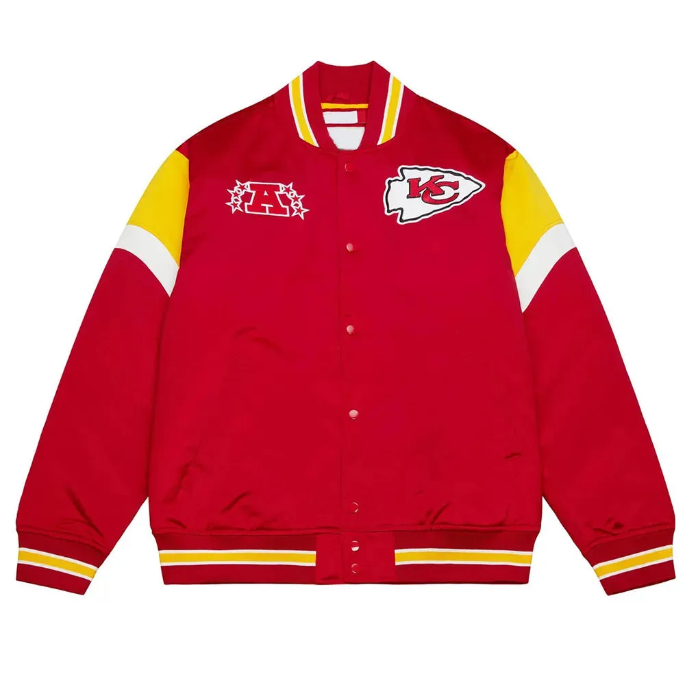 Kansas City Chiefs Red lightweight Satin Jacket