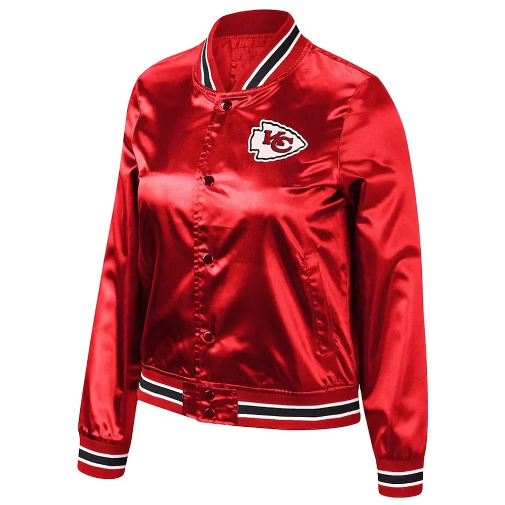 Kansas City Chiefs Satin Lightweight Full-Snap Jacket