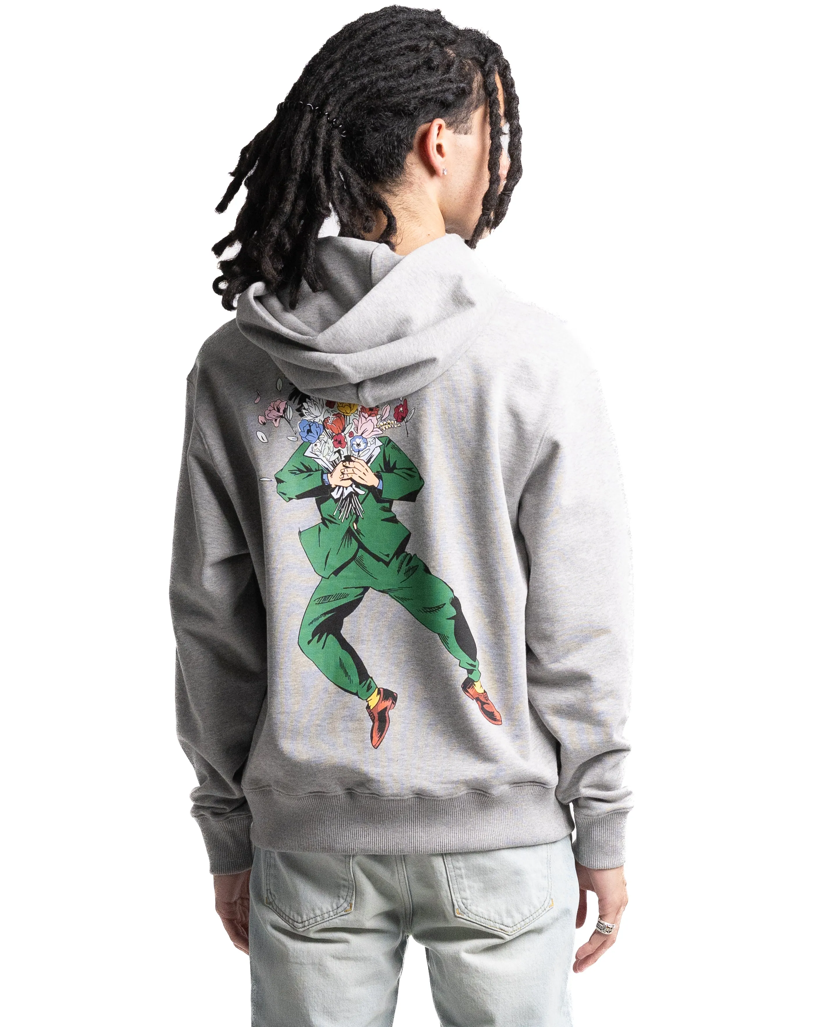 Kenzo With Love Classic Oversized Hoodie Pearl Grey