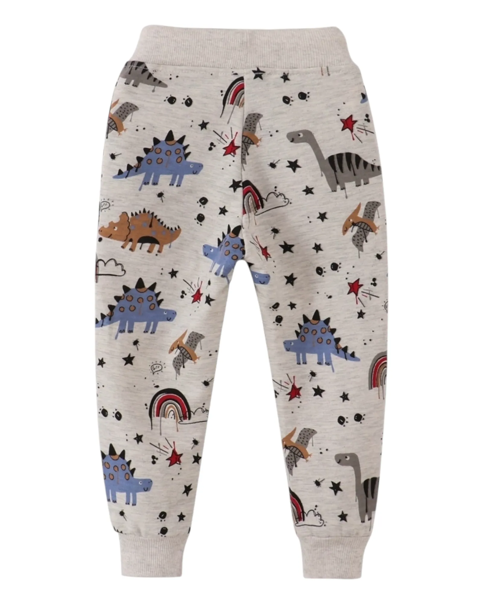 Kids Dinosaur Print Jogger Pants