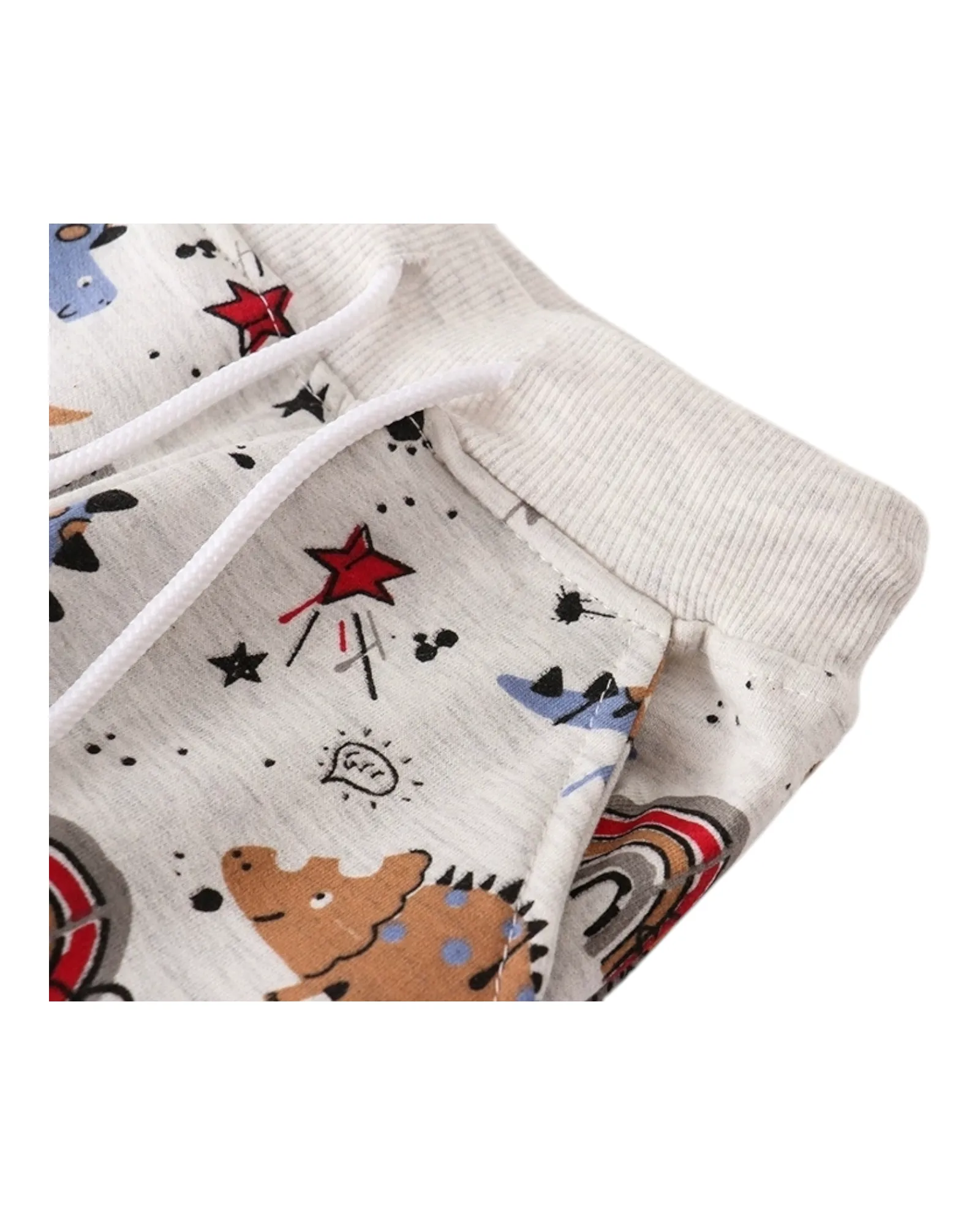 Kids Dinosaur Print Jogger Pants