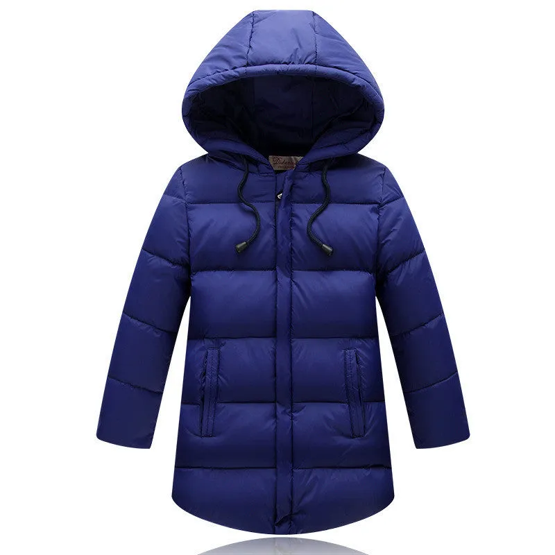 Kids Girls Winter Jacket Fashion Lightweight Outwear kids Warm Long Coat Down & Parkas