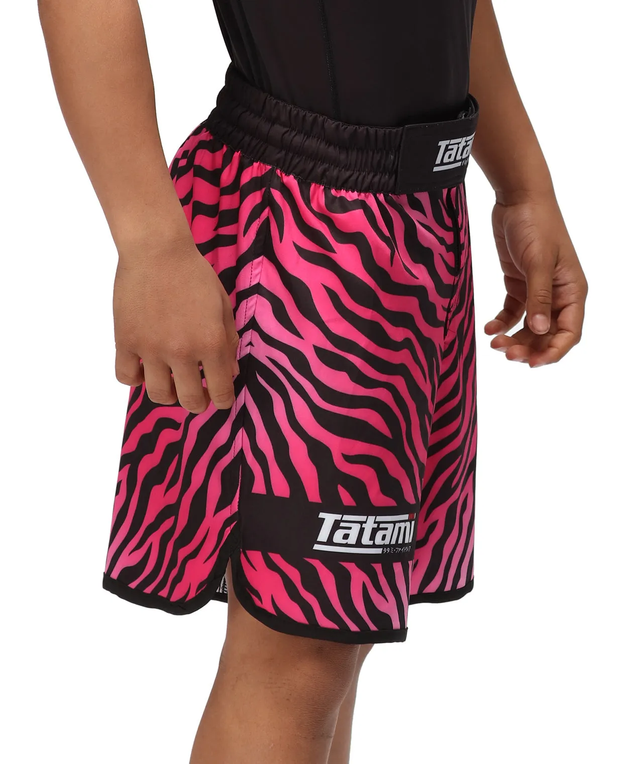 Kids Recharge Grappling Shorts - Pink