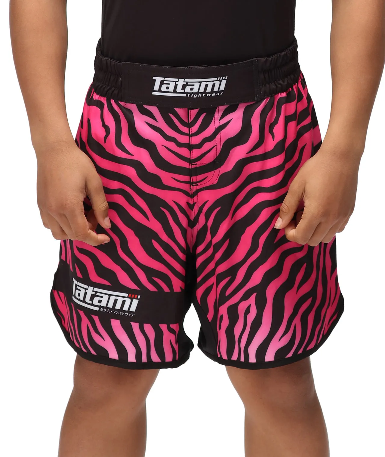 Kids Recharge Grappling Shorts - Pink