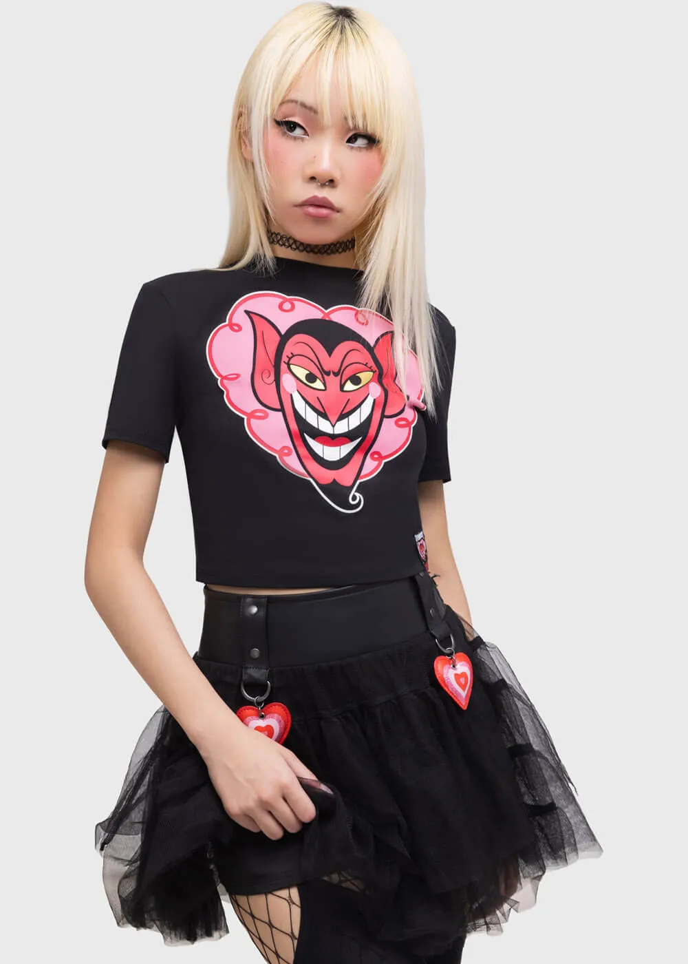 Killstar x Powerpuff Girls Sugar and Spice Tutu Skirt Black