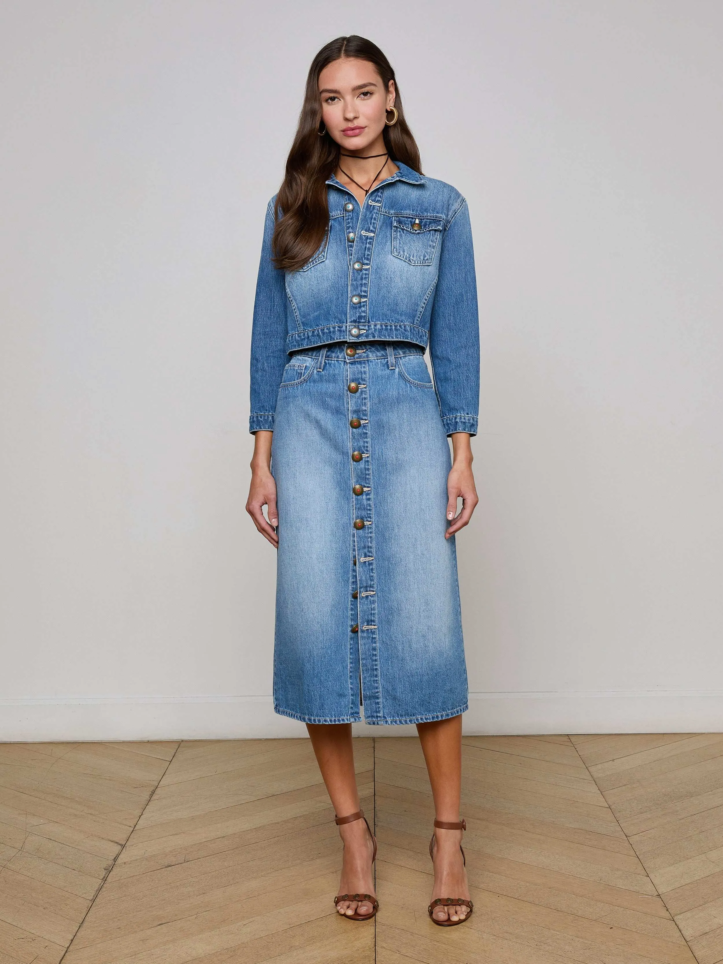 Koda Cropped Denim Jacket