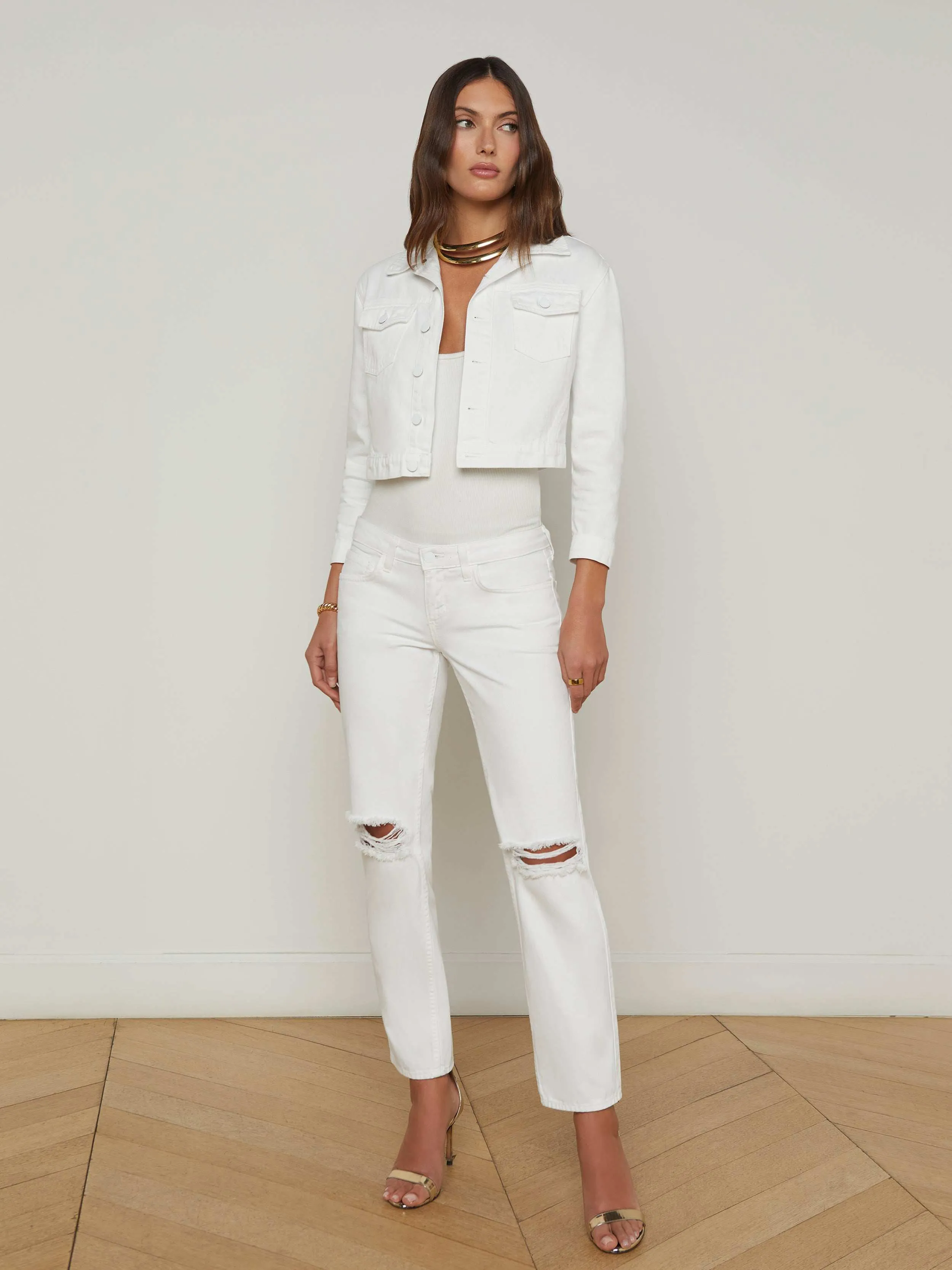 Koda Cropped Denim Jacket