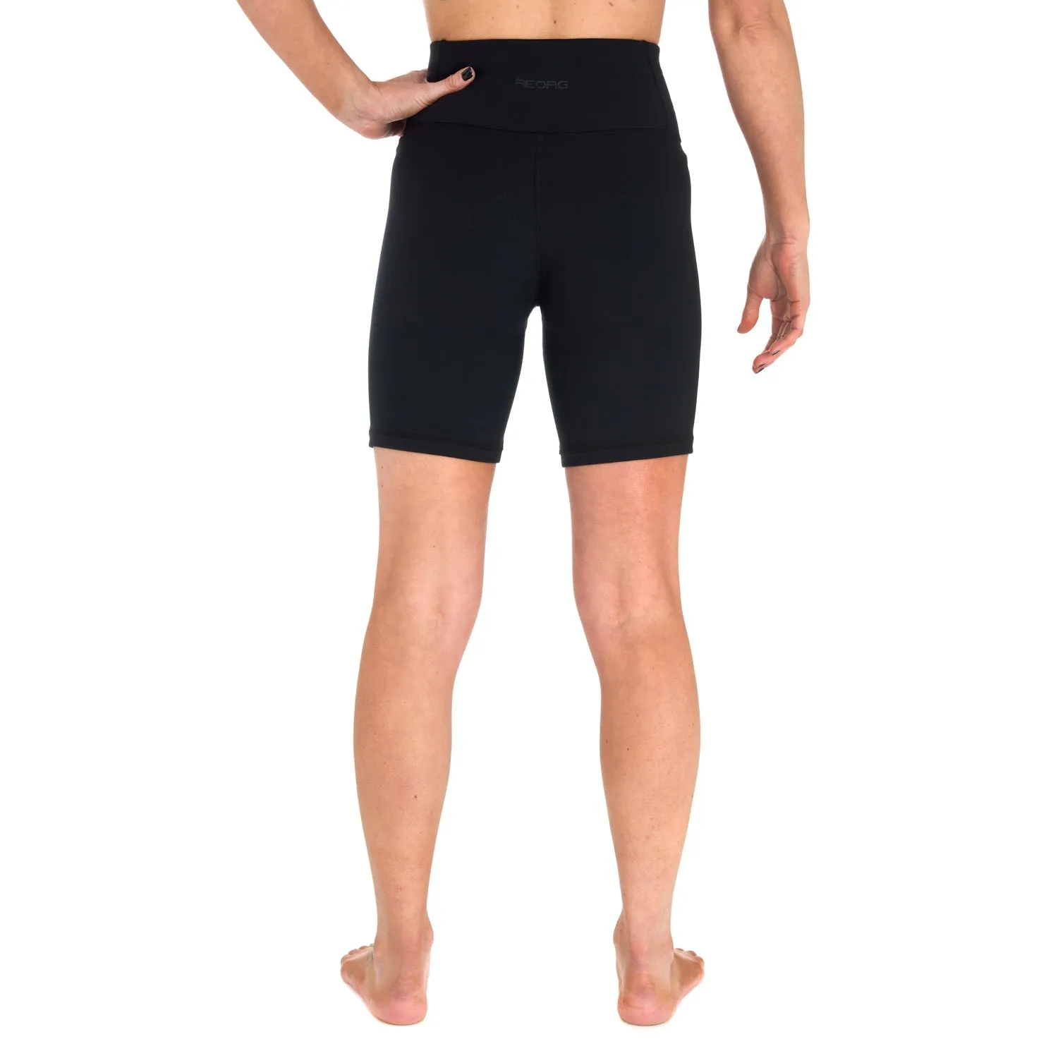 Ladies REORG Pineapple Compression Shorts - Black