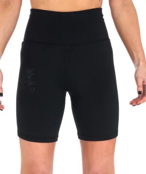Ladies REORG Pineapple Compression Shorts - Black