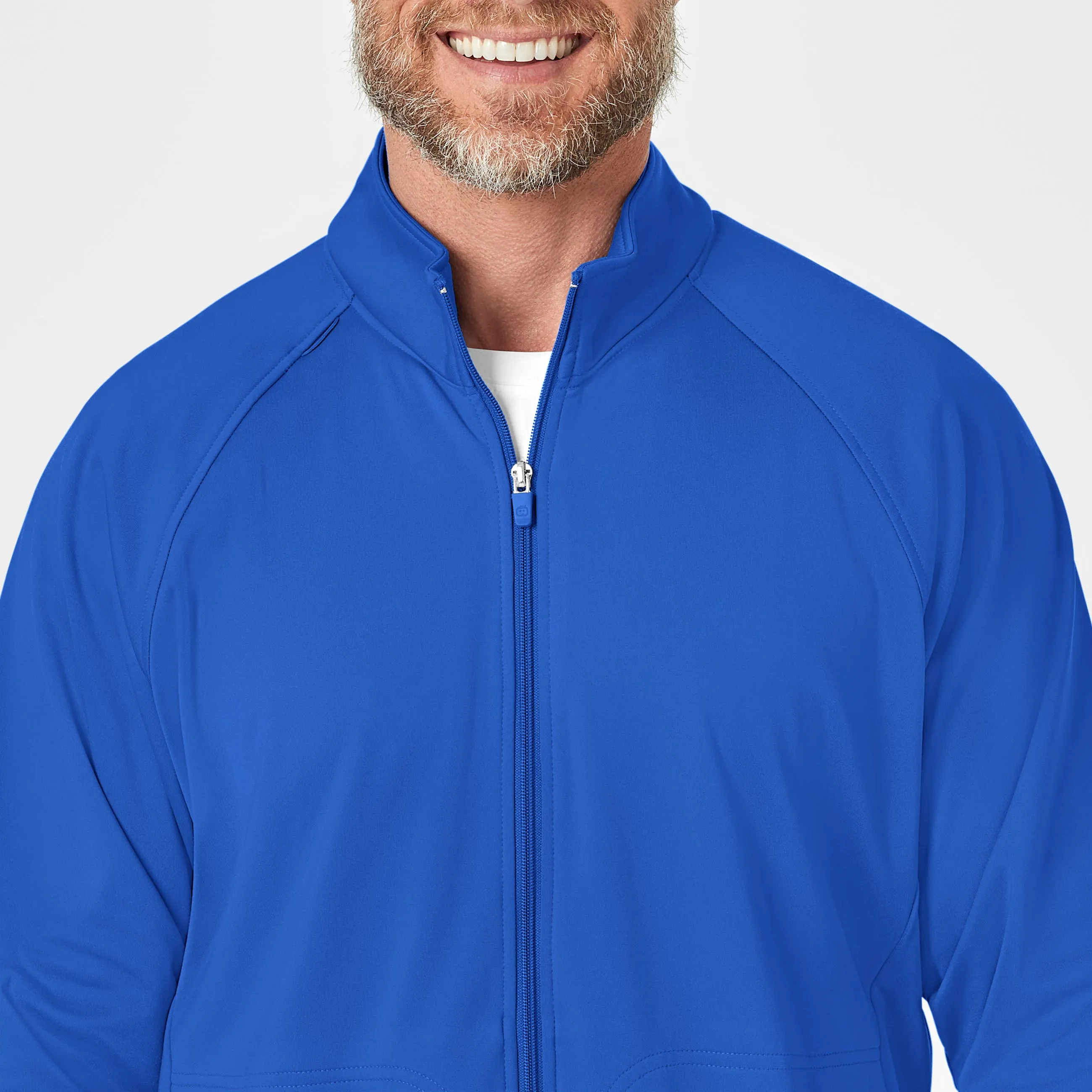 Layers 8309 Men's Fleece Full Zip Jacket Royal
