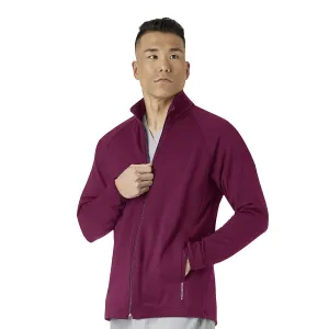 Layers 8309 Men's Fleece Full Zip Jacket Wine