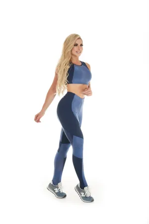 Let's Gym Top Galaxy New - Royal Blue