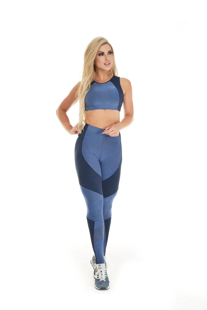 Let's Gym Top Galaxy New - Royal Blue
