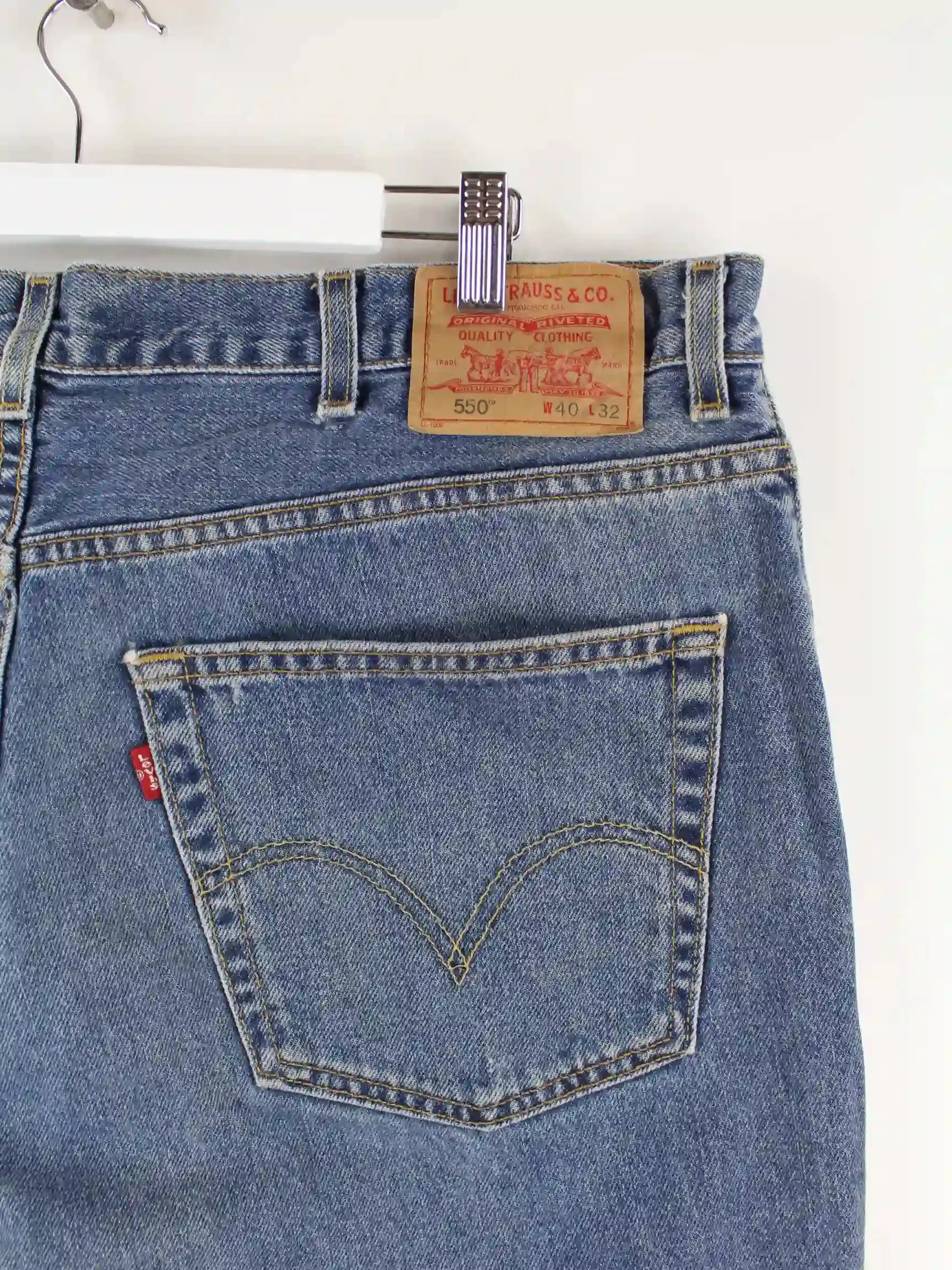 Levi's 550 Relaxed Fit Jeans Blau W40 L32