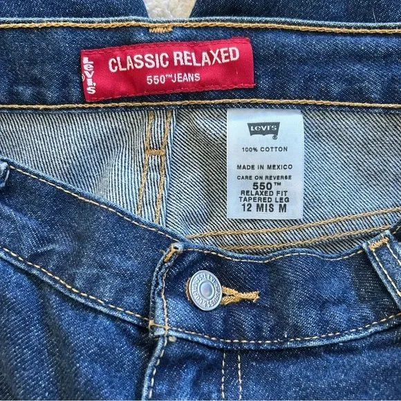 Levi’s 550 Vintage Classic Tapered Relaxed Fit Jeans Women’s Size 12 M. NWOT