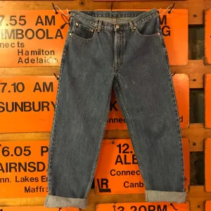 Levi’s Mens Vintage 90’s 550 Relaxed - Fit Tapered Leg Denim Jean