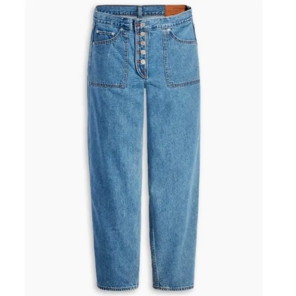 Levi’s  Reversible Dad Baggy Wide Leg Jeans Size 24