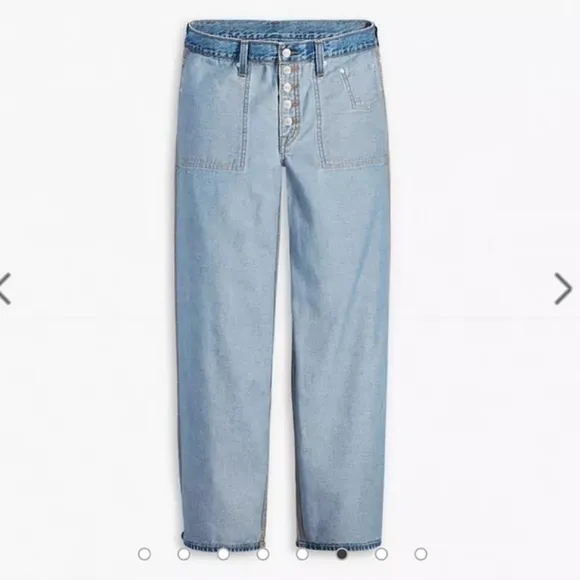 Levi’s  Reversible Dad Baggy Wide Leg Jeans Size 24