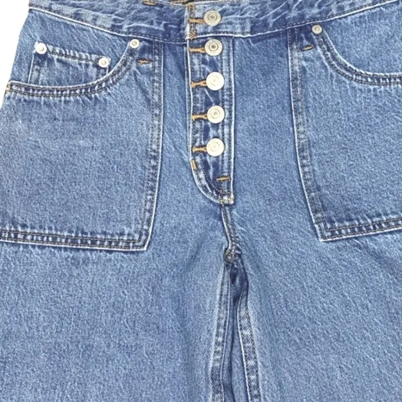 Levi’s  Reversible Dad Baggy Wide Leg Jeans Size 24