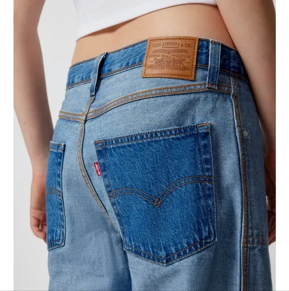 Levi’s  Reversible Dad Baggy Wide Leg Jeans Size 24