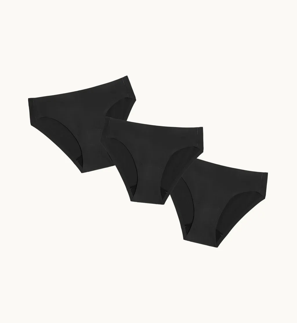 Light Leakproof No-Show Underwear Bikini 3-Pack (Kit Item)