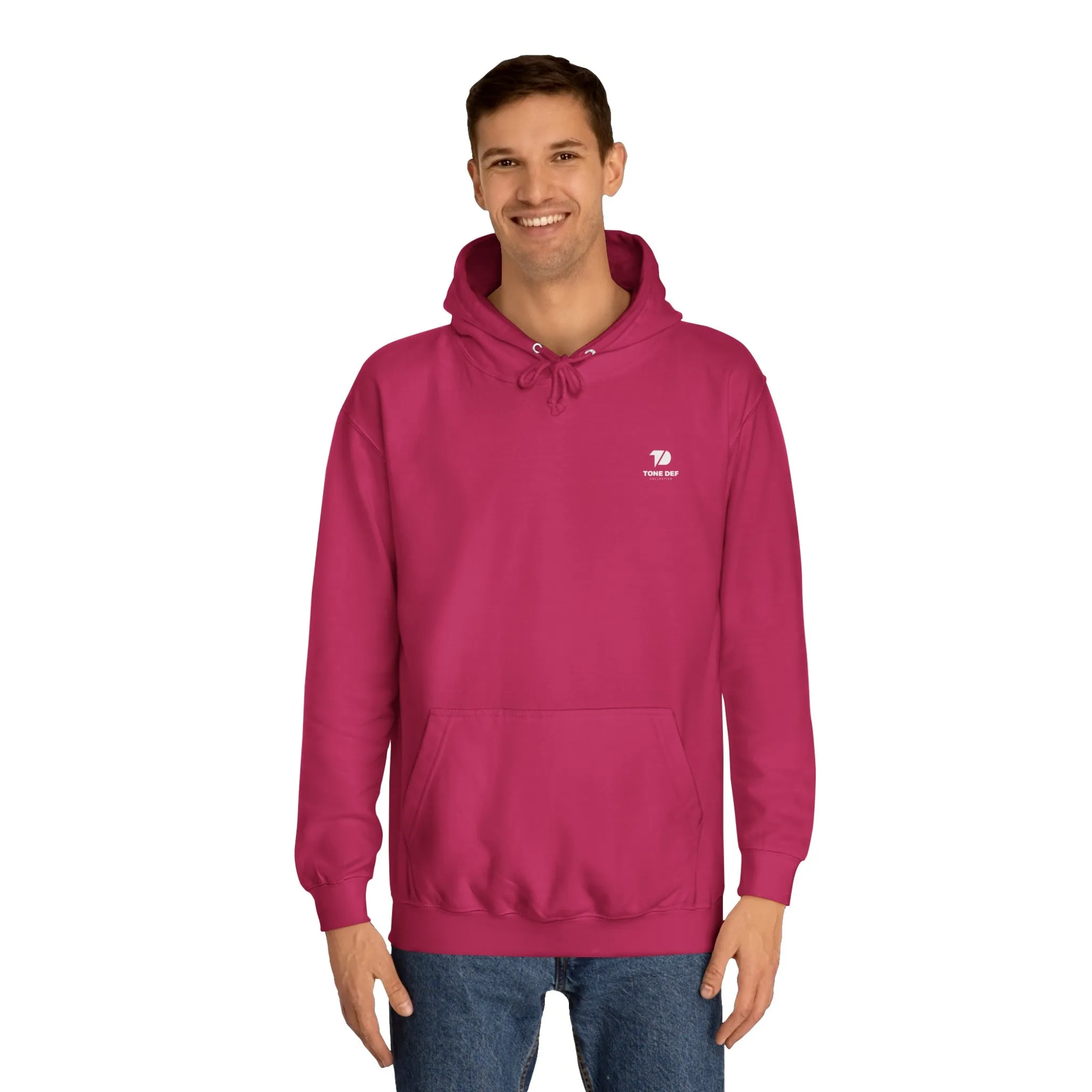 LIVE TONE DEF (inverted) - Unisex College Hoodie