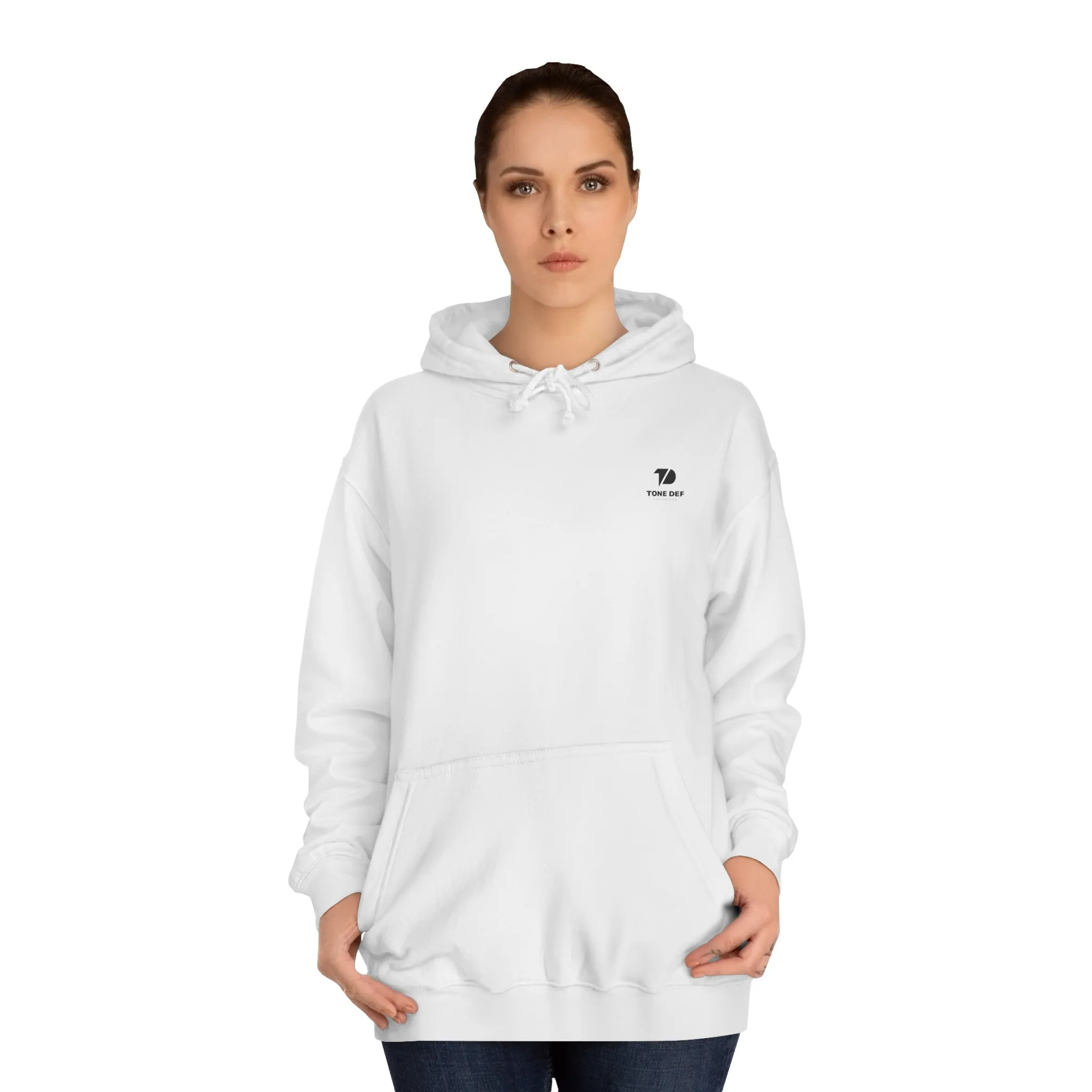 LIVE TONE DEF (inverted) - Unisex College Hoodie