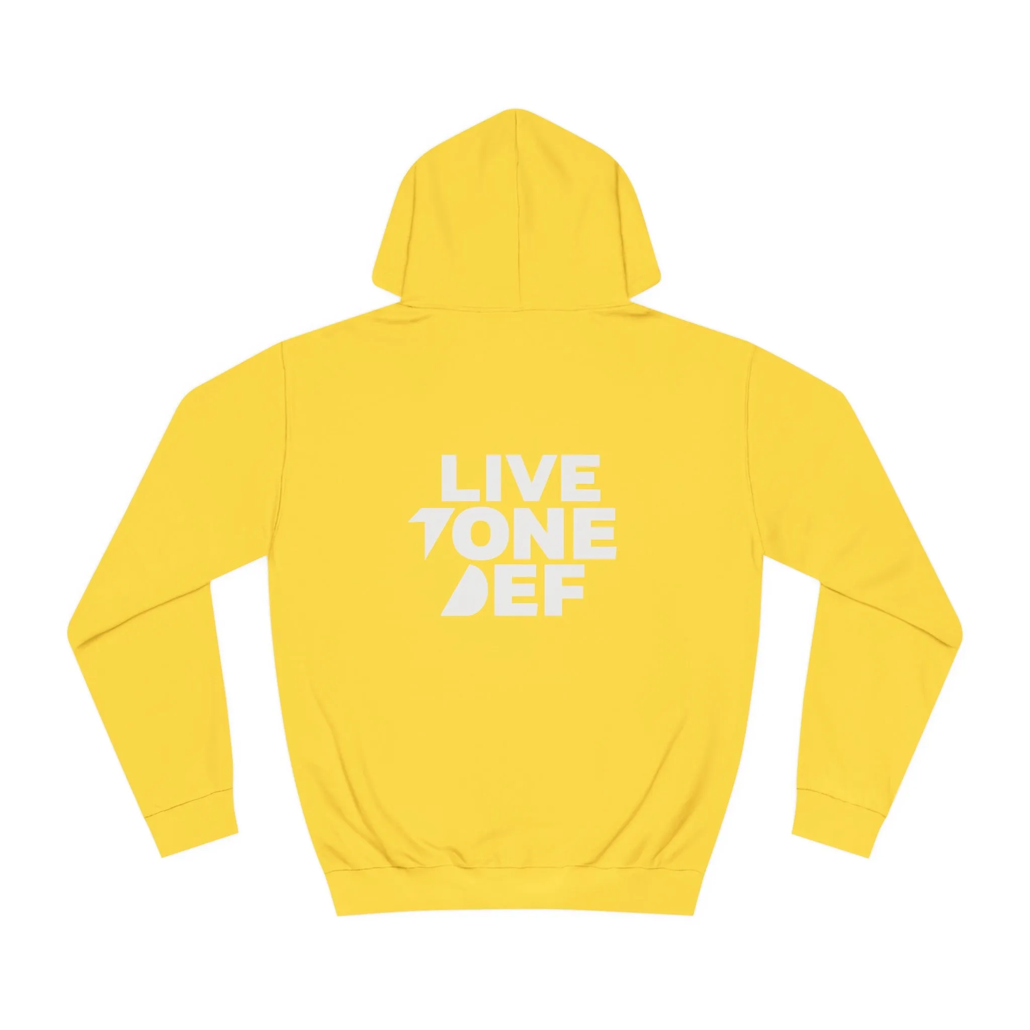 LIVE TONE DEF (inverted) - Unisex College Hoodie
