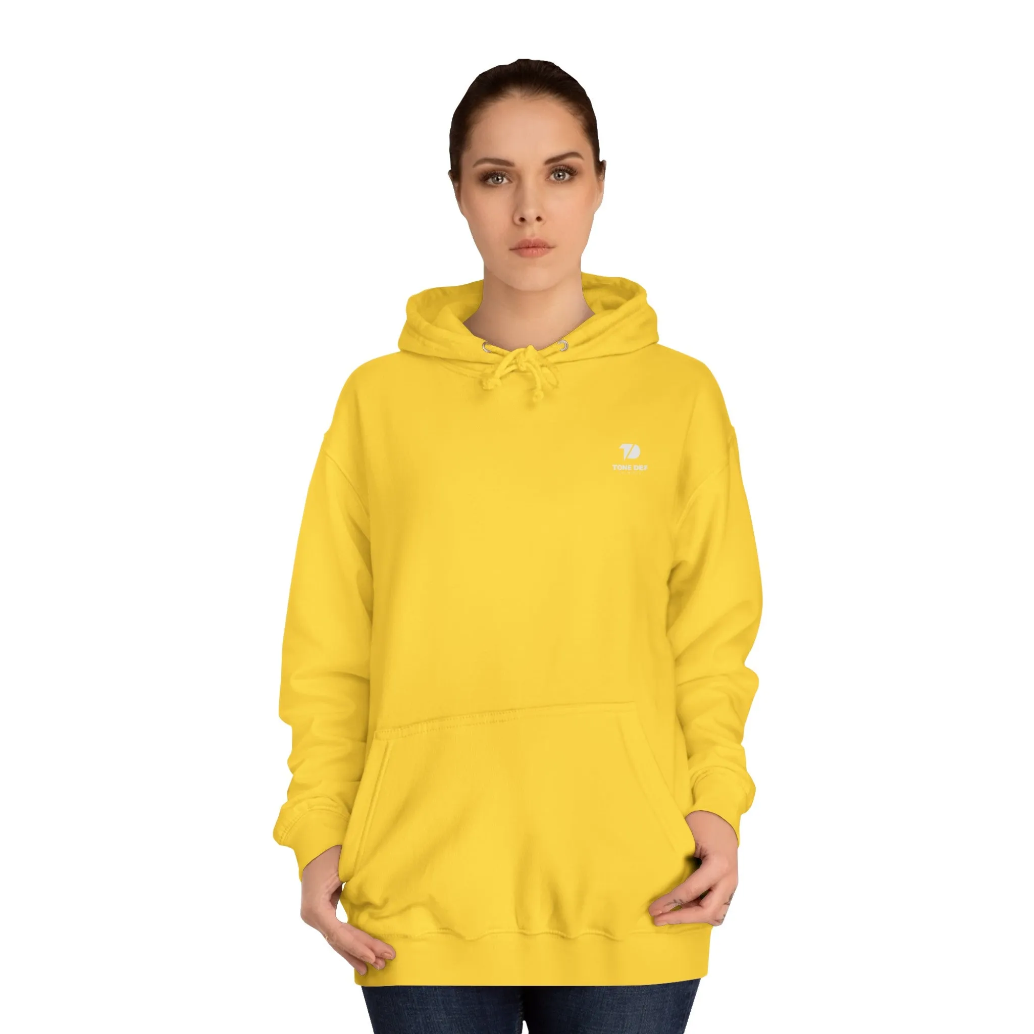 LIVE TONE DEF (inverted) - Unisex College Hoodie