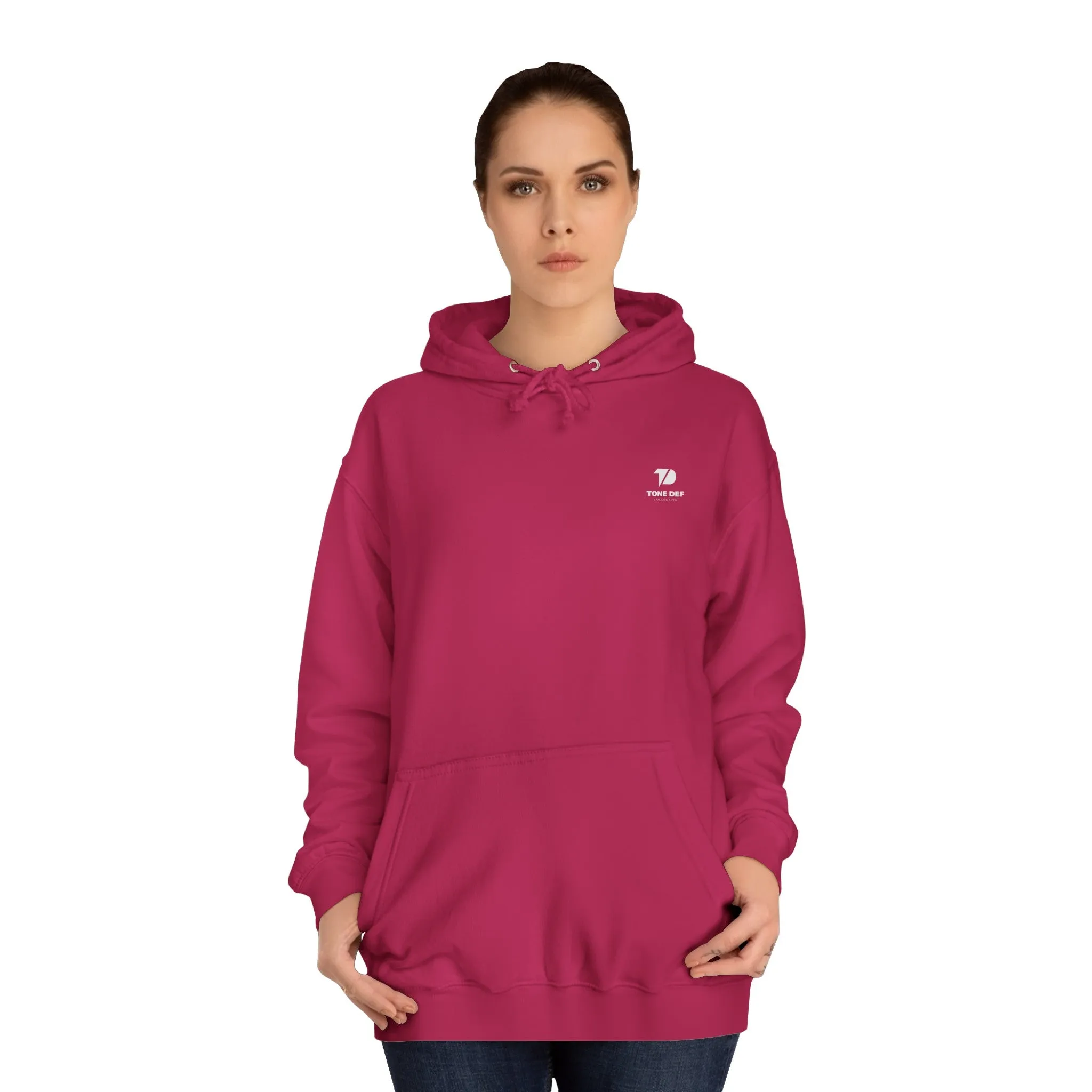 LIVE TONE DEF (inverted) - Unisex College Hoodie