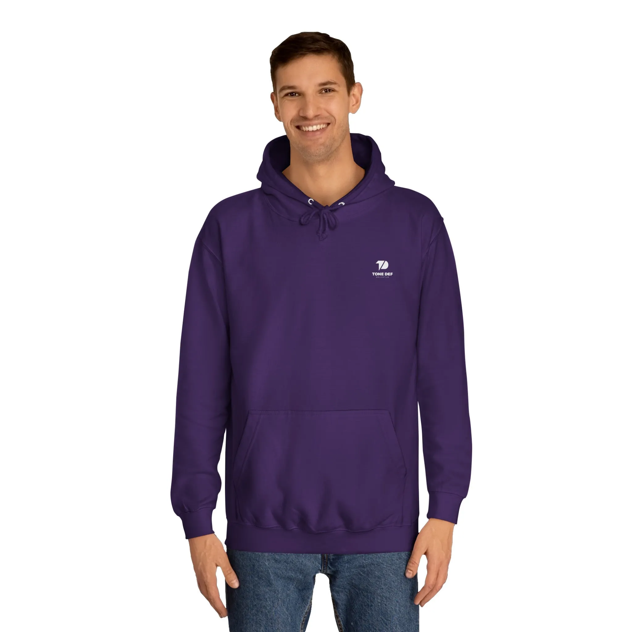 LIVE TONE DEF (inverted) - Unisex College Hoodie