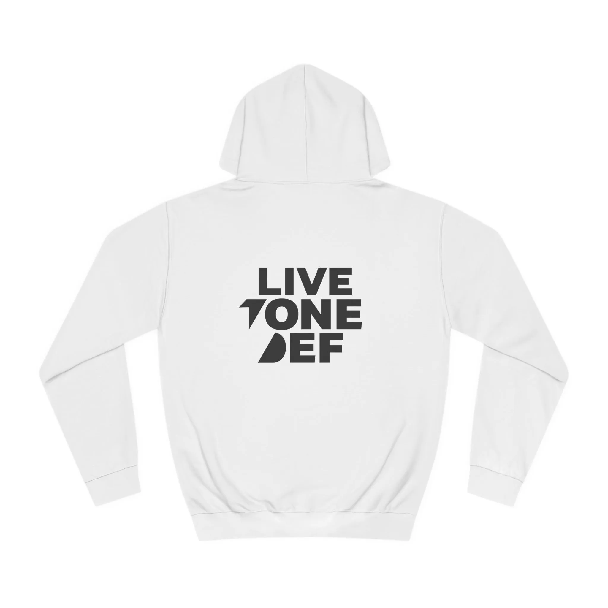 LIVE TONE DEF (inverted) - Unisex College Hoodie