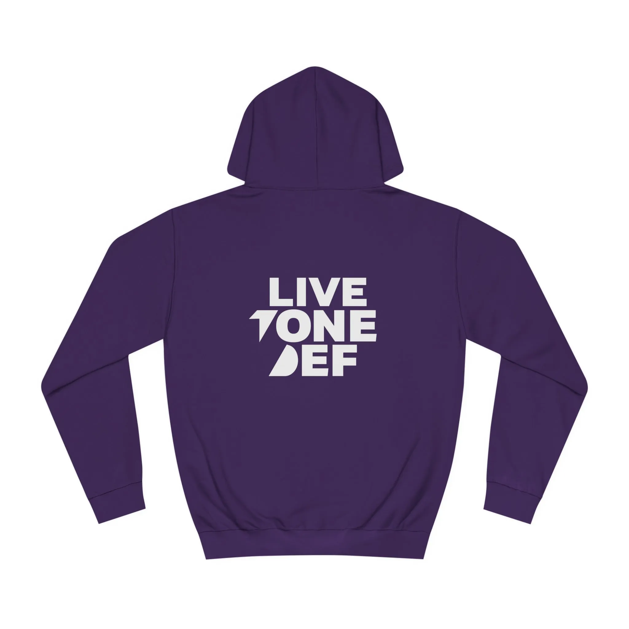 LIVE TONE DEF (inverted) - Unisex College Hoodie