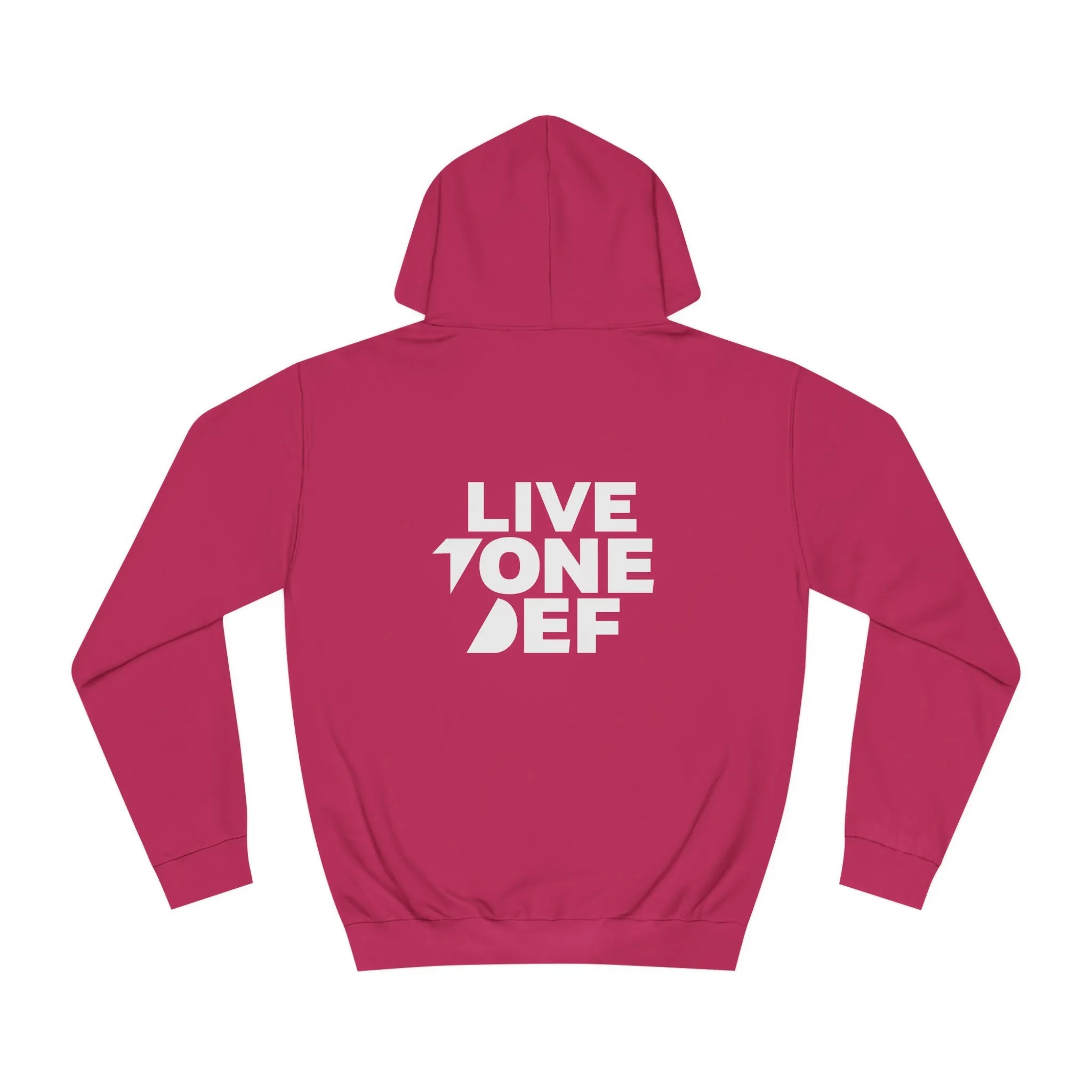 LIVE TONE DEF (inverted) - Unisex College Hoodie