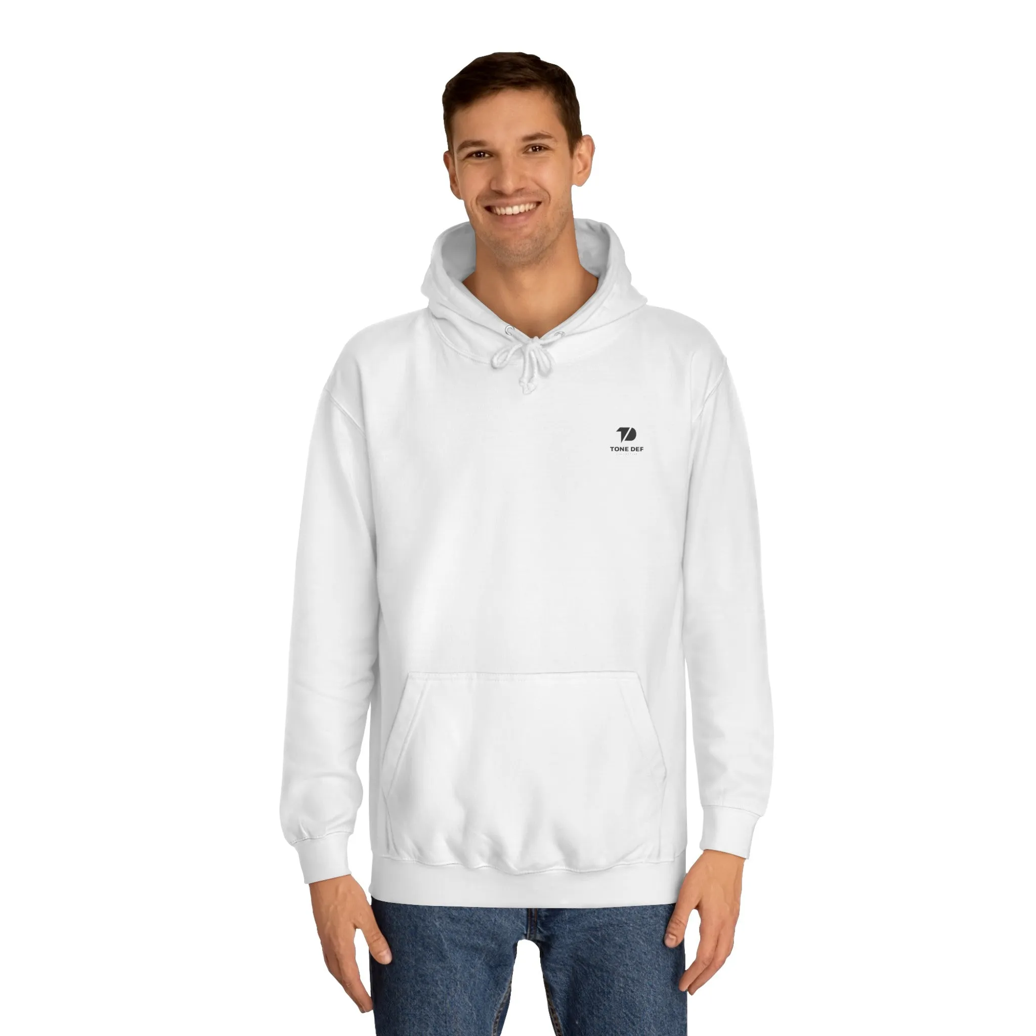 LIVE TONE DEF (inverted) - Unisex College Hoodie