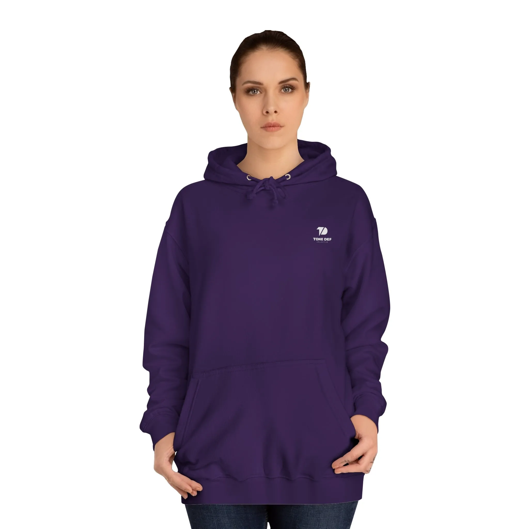 LIVE TONE DEF (inverted) - Unisex College Hoodie