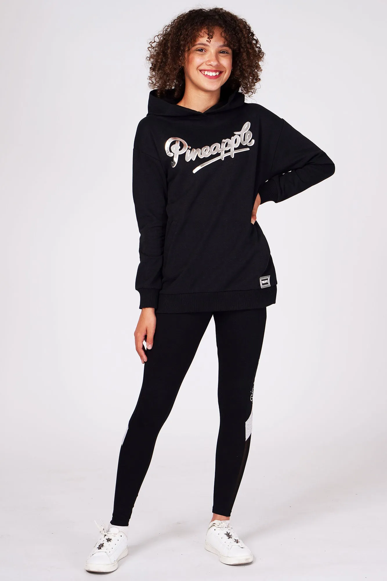 Longline Logo Hoodie