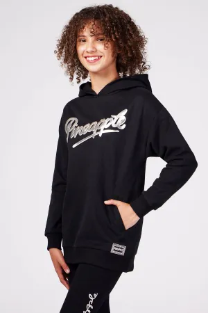 Longline Logo Hoodie