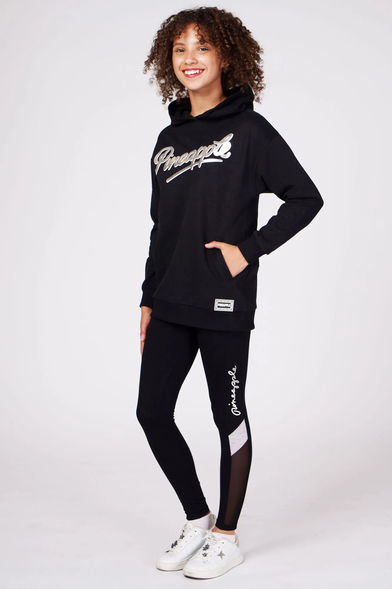 Longline Logo Hoodie