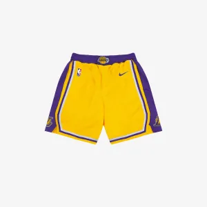 Los Angeles Lakers Icon Swingman Youth Shorts - Yellow
