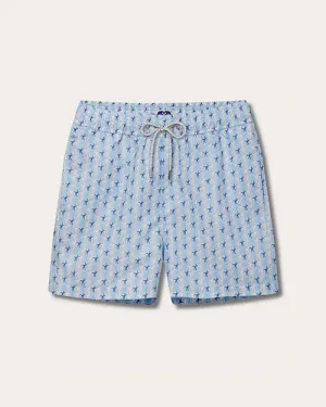 LOVE BRAND & CO | Men's Staniel Swim Shorts | Star Dancer Blue