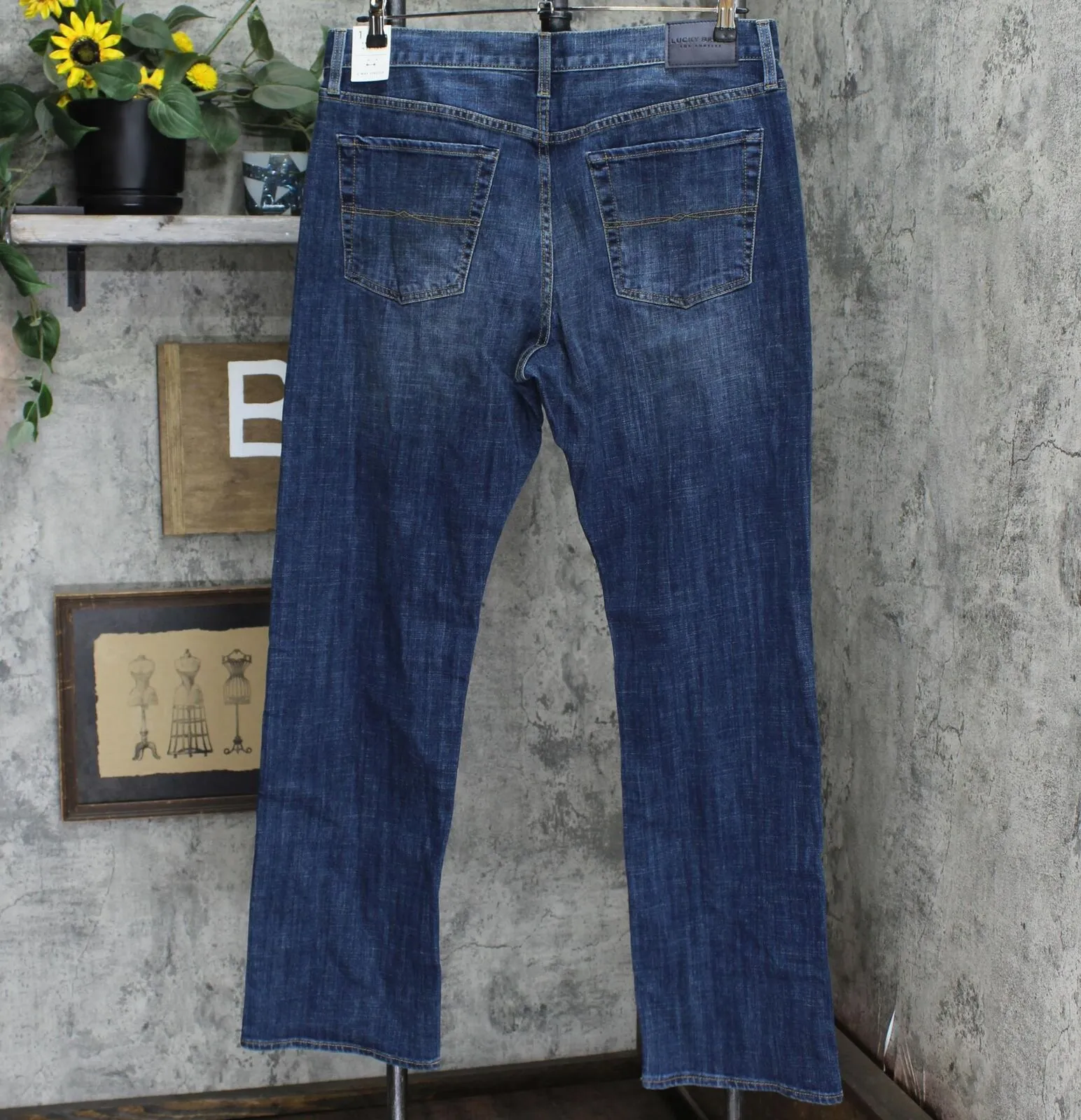 Lucky Brand Men's 181 Relaxed Straight Fit Stretch Jeans