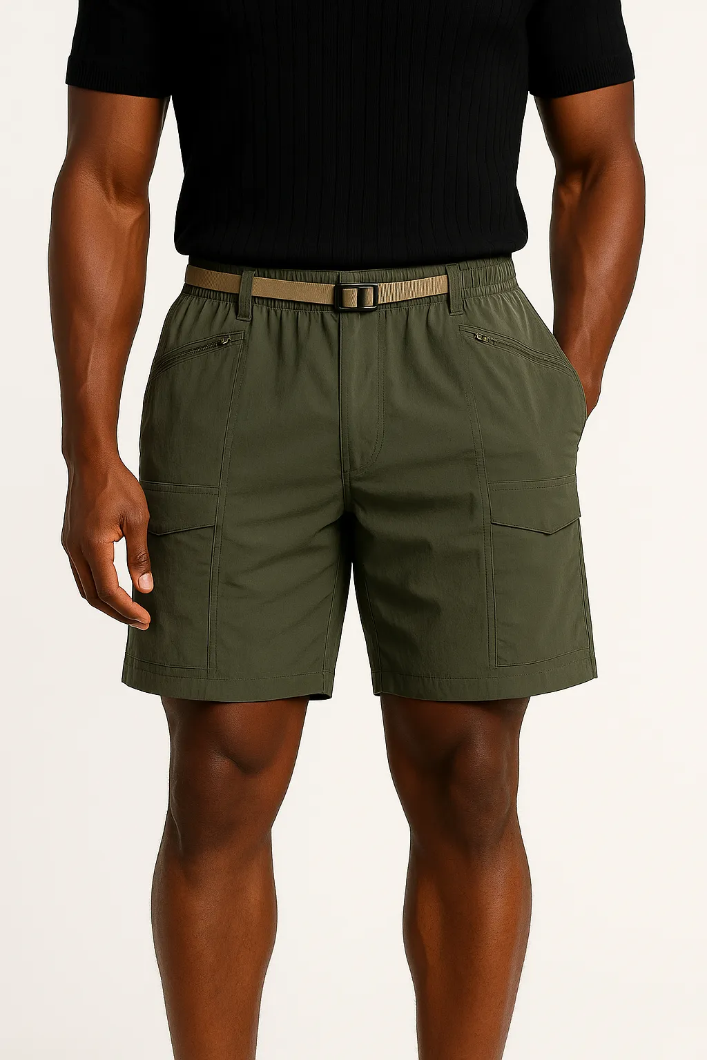 LumiNovi | QuickDry Cargo Shorts Stretch Fit