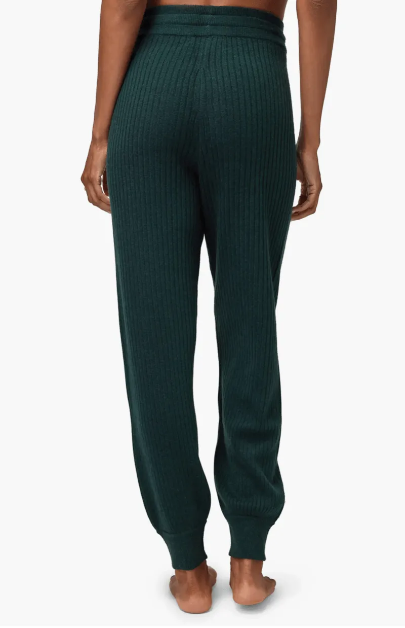 Luxe Essential Rib Jogger by Spiritual Gangster | Deep Forest