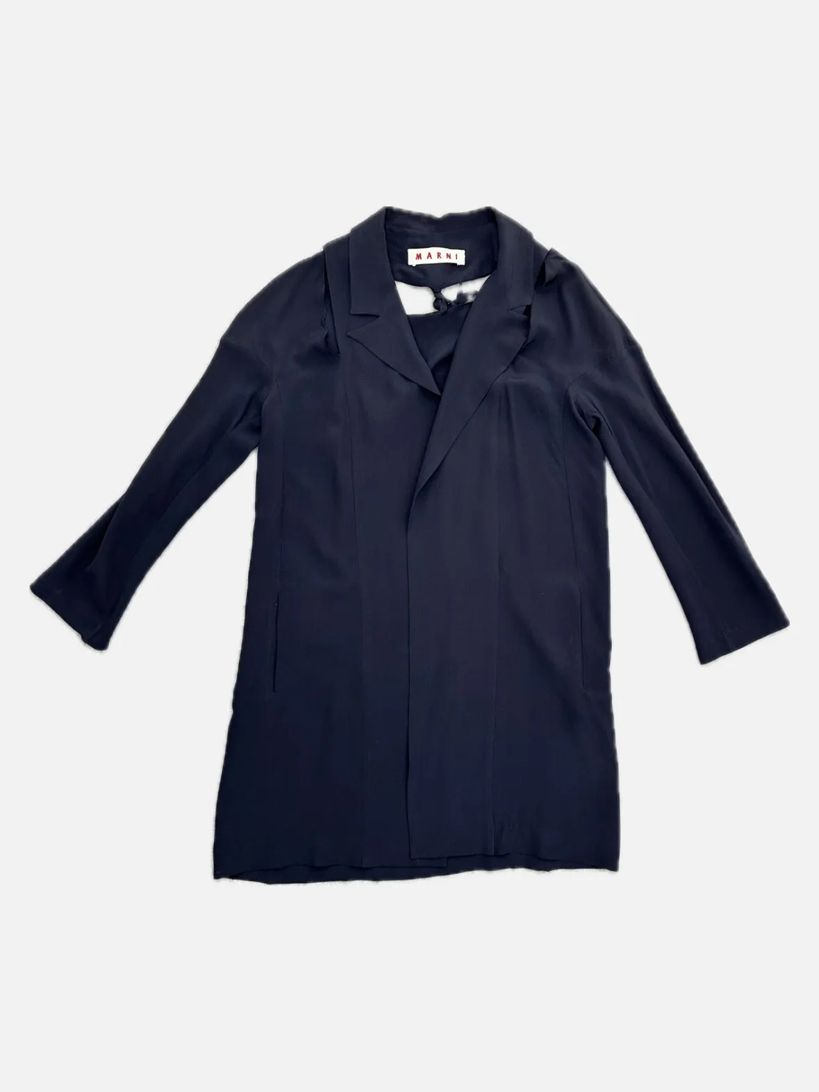 Marni Silk Cut-Out Jacket