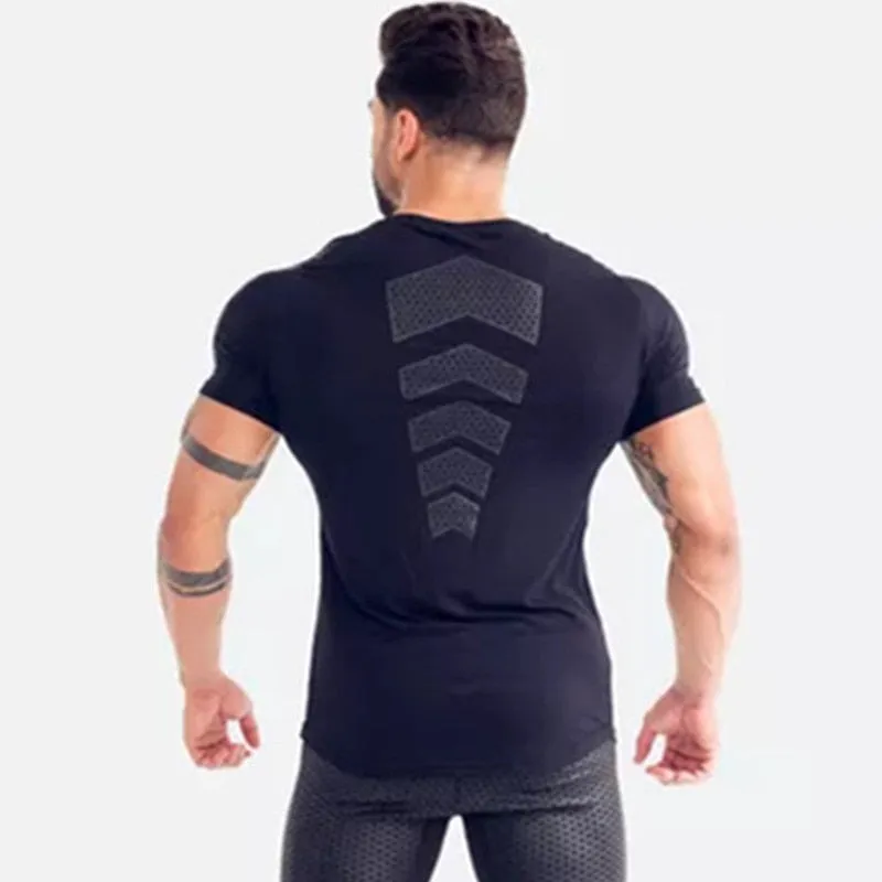 Men  Skinny Compression Quick dry  Fitness T-shirt